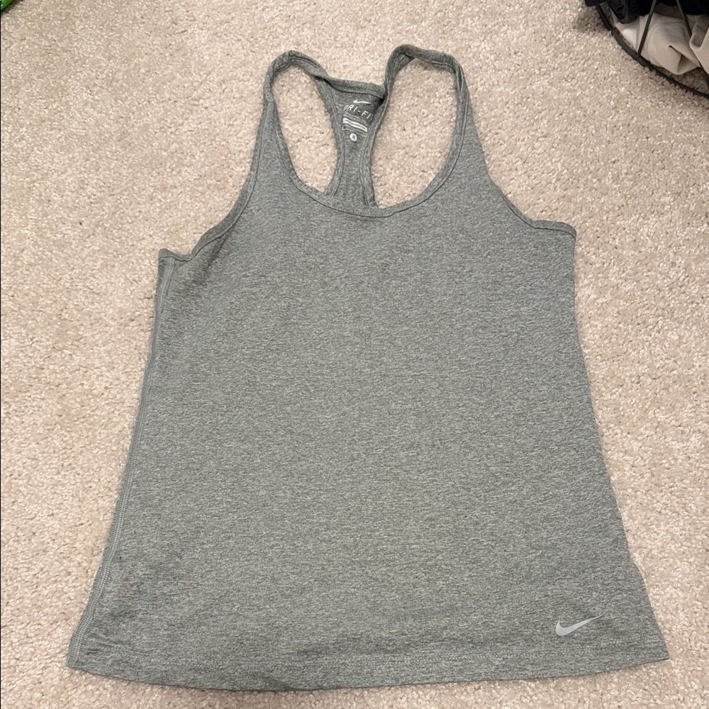 Nike Women's Heather Gray Tank Top